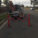 Expandable Plastic Traffic Safety Gate Barrier